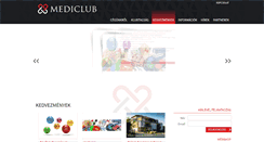 Desktop Screenshot of mediclub.hu